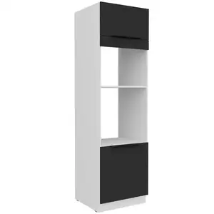 Konyhaszekrény Aria-Bl/Wh Anti Fingerprint 60dpm-210 2f kép