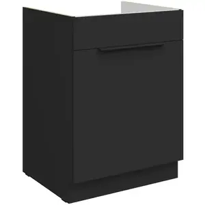 Konyhaszekrény Aria-Bl/Bl Anti Fingerprint 60zl 1s Bb kép