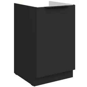 Konyhaszekrény Aria-Bl/Bl Anti Fingerprint 50zl 1f Bb kép