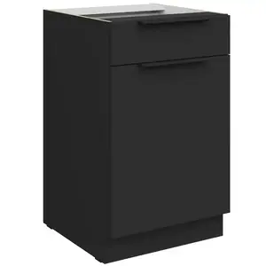 Konyhaszekrény Aria-Bl/Bl Anti Fingerprint 50d 1f 1s Bb kép