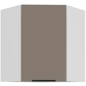 Konyhaszekrény Aria-Ta/Wh Anti Fingerprint 60x60 Gn-72 1f (45°) kép