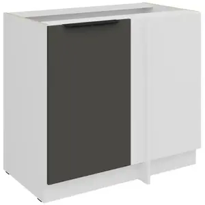 Konyhaszekrény Aria-Gr/Wh Anti Fingerprint 105 Nd 1f Bb kép
