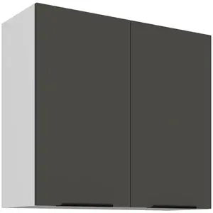 Konyhaszekrény Aria-Gr/Wh Anti Fingerprint 80g-72 2f kép