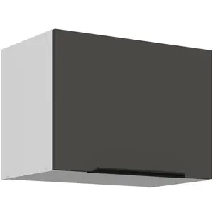 Konyhaszekrény Aria-Gr/Wh Anti Fingerprint 50gu-36 1f kép