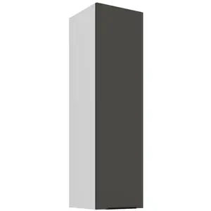 Konyhaszekrény Aria-Gr/Wh Anti Fingerprint 30g-108 1f kép