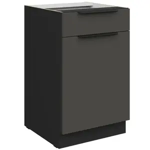 Konyhaszekrény Aria-Gr/Bl Anti Fingerprint 50d 1f 1s Bb kép