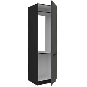 Konyhaszekrény Aria-Gr/Bl Anti Fingerprint 60lo-210 2f kép