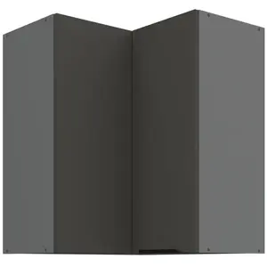 Konyhaszekrény Aria-Gr/Ant Anti Fingerprint 60x60 Gn-72 2f (90°) kép