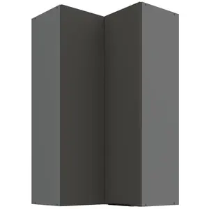 Konyhaszekrény Aria-Gr/Ant Anti Fingerprint 60x60 Gn-108 2f (90°) kép
