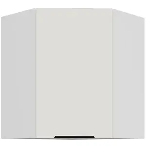 Konyhaszekrény Aria-Wh/Wh Anti Fingerprint 60x60 Gn-72 1f (45°) kép