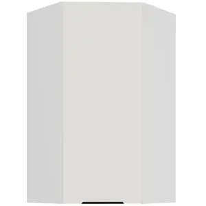Konyhaszekrény Aria-Wh/Wh Anti Fingerprint 60x60 Gn-108 1f (45°) kép