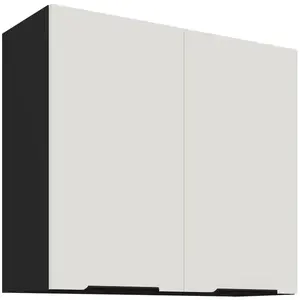 Konyhaszekrény Aria-Wh/Bl Anti Fingerprint 80g-72 2f kép