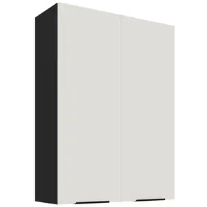 Konyhaszekrény Aria-Wh/Bl Anti Fingerprint 80g-108 2f kép