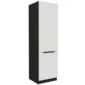 Konyhaszekrény Aria-Wh/Bl Anti Fingerprint 60lo-210 2f kép