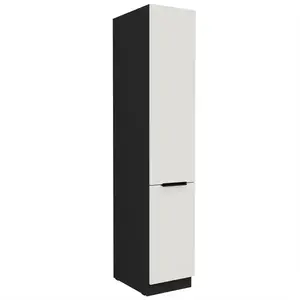 Konyhaszekrény Aria-Wh/Bl Anti Fingerprint 40dk-210 2f kép