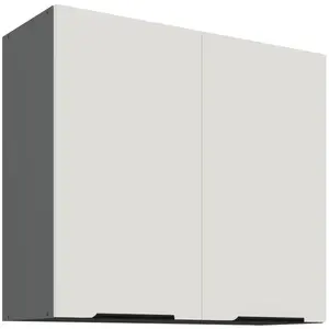 Konyhaszekrény Aria-Wh/Ant Anti Fingerprint 80g-72 2f kép