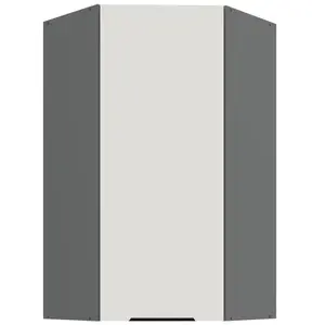 Konyhaszekrény Aria-Wh/Ant Anti Fingerprint 60x60 Gn-108 1f (45°) kép