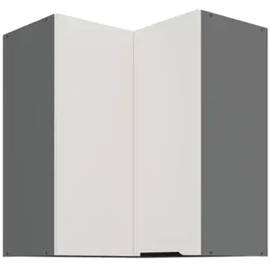 Konyhaszekrény Aria-Wh/Ant Anti Fingerprint 60x60 Gn-72 2f (90°) kép