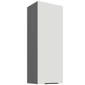 Konyhaszekrény Aria-Wh/Ant Anti Fingerprint 40g-108 1f kép