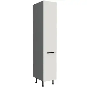 Konyhaszekrény Aria-Wh/Ant Anti Fingerprint 40dk-215 2f kép