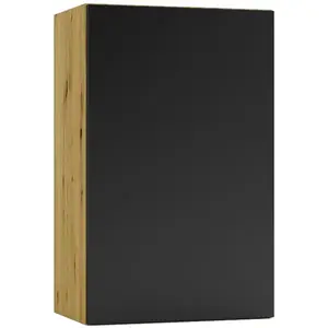 Konyhaszekrény Cosmo Isabel W45 P/L Mocca Grey/Tölgy Artisan kép