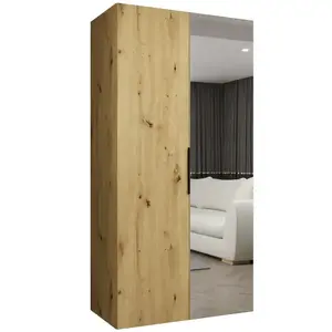 Szekrény Marbella II 100 artisan fekete kép