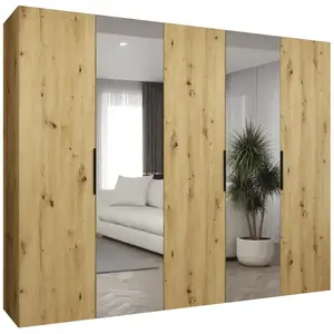 Szekrény Marbella II 250 artisan fekete kép