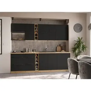 Konyhabútor Aria BL/AR 255 cm konyhai munkalap nélkül kép