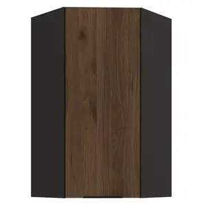 Konyhaszekrény Monza dió okapi 60x60 GN-108 1F (45°) kép