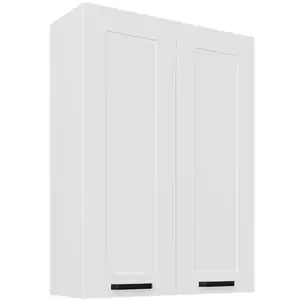 Konyhaszekrény Luna fehér matt/fehér 80G-108 2F kép
