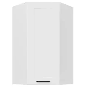 Konyhaszekrény Luna fehér matt/fehér 60x60 GN-108 1F (45°) kép