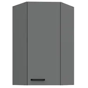 Konyhaszekrény Nessa antracit 60x60 GN-108 1F (45°) kép