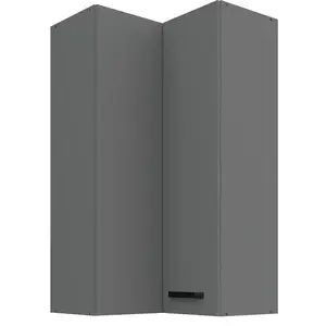 Konyhaszekrény Nessa antracit 60x60 GN-108 2F (90°) kép