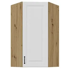 Konyhaszekrény Stilo fehér/artisan 60x60 GN-108 1F (45°) kép