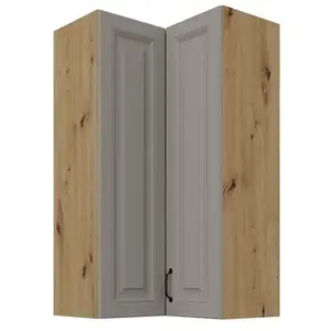 Konyhaszekrény Stilo claygrey/artisan 60x60 GN-108 2F (90°) kép