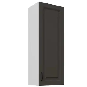 Konyhaszekrény Stilo grafit matt/fehér 40G-108 1F kép