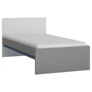 Ágy Laser LASZ01B 90 platina szürke/fekete gyöngy/alpesi fehér/kék kép