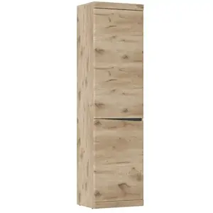 Szekrény Twist SUMGS1 1D tölgy viking/antracyt/pvc tölgy viking kép