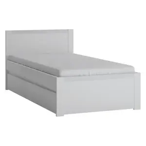 Ágy Novi NVIZ01 90 1S fehér alpin/pvc fehér szupermat kép
