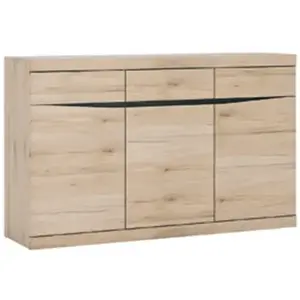Komód Summer típus 42 3D-3S san remo fényes/arusha/srs mdf kép