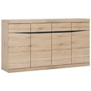Komód Summer típus 40 4D-4S san remo fényes/arusha/srs mdf kép