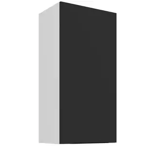 Konyhaszekrény Aria-BL/WH anti fingerprint 45G-90 1F kép