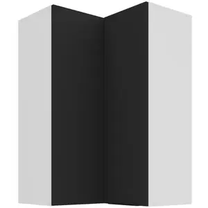 Konyhaszekrény Aria-BL/WH anti fingerprint 60X60 GN-90 2F (90°) kép