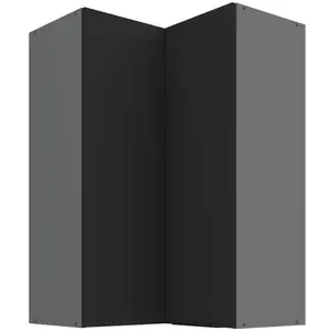 Konyhaszekrény Aria-BL/ANT anti fingerprint 60X60 GN-90 2F (90°) kép