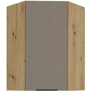 Konyhaszekrény Aria-TA/AR anti fingerprint 60X60 GN-90 1F (45°) kép