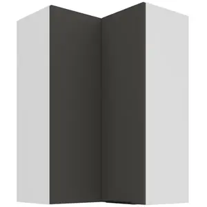 Konyhaszekrény Aria-GR/WH anti fingerprint 60X60 GN-90 2F (90°) kép