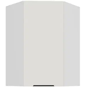 Konyhaszekrény Aria-WH/WH anti fingerprint 60X60 GN-90 1F (45°) kép