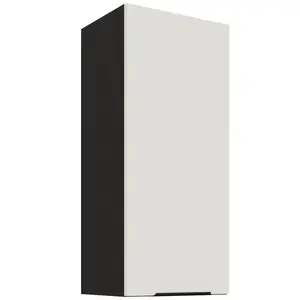 Konyhaszekrény Aria-WH/BL anti fingerprint 40G-90 1F kép