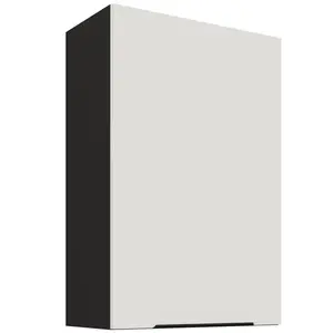 Konyhaszekrény Aria-WH/BL anti fingerprint 60G-90 1F kép