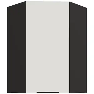 Konyhaszekrény Aria-WH/BL anti fingerprint 60X60 GN-90 1F (45°) kép